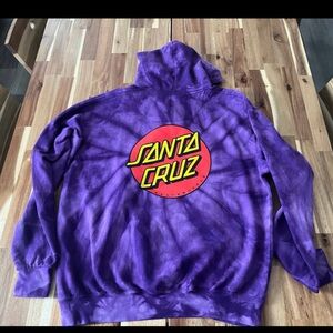 Santa Cruz Skateboards Purple Hoodie